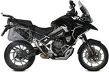Tubo De Escape Con Homologación Acústica Dakar Acero Negro - Mivv Compatible Con Triumph Tiger 1200 Gt - Rally (2021-2024)
