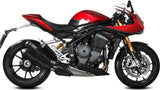 Escape Doble Con Homologación Acústica Mk3 Carbono - Mivv Compatible Con Triumph Speed Triple 1200 Rr - Rs (2021-2024)