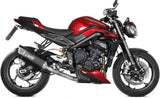 Sistema De Escape Completo Sin Catalizador Y Con Homologación Acústica Sr-1 Titano Negro - Mivv Compatible Con Triumph Street Triple 765 R - Rs (2023-2024)