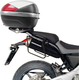 Corium Black Side Bags - 32 Lt Corium Nylon - Givi Compatible With Yamaha Mt-03 660 (2006-2014)