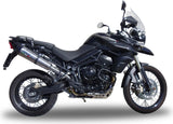 Tubo De Escape Con Homologación Acústica Gpe Anniversary Titano - Gpr Compatible Con Triumph Tiger 800 - Xr - Xc - Xrx - Xcx - Xrt - Xca (2011-2016)