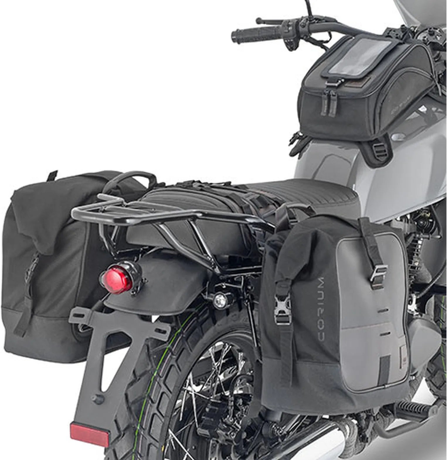 Alforjas Laterales Negro 60 Lt Nylon - Givi Compatible Con Brixton Felsberg 125 (2023-2024)