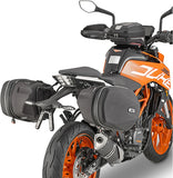 Alforjas Laterales Corium Negro 32 Lt Corium Nylon - Givi Compatible Con Ktm 390 Duke (2017-2023)