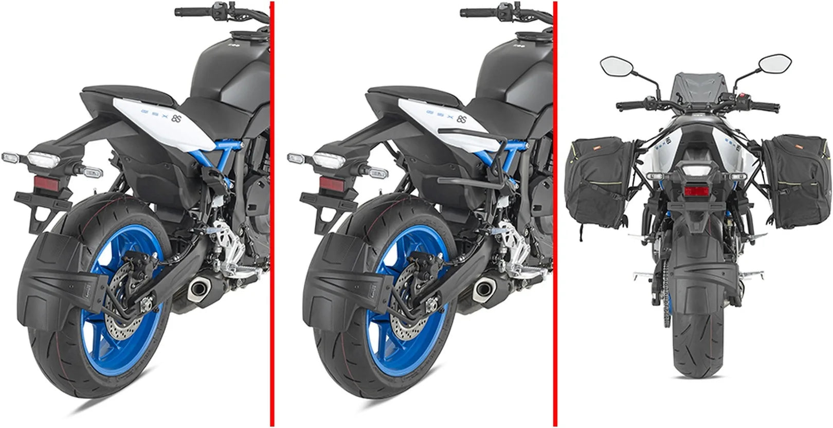 Alforjas Laterales Negro 60 Lt Nylon - Givi Compatible Con Suzuki Gsx 8S (2023-2024)