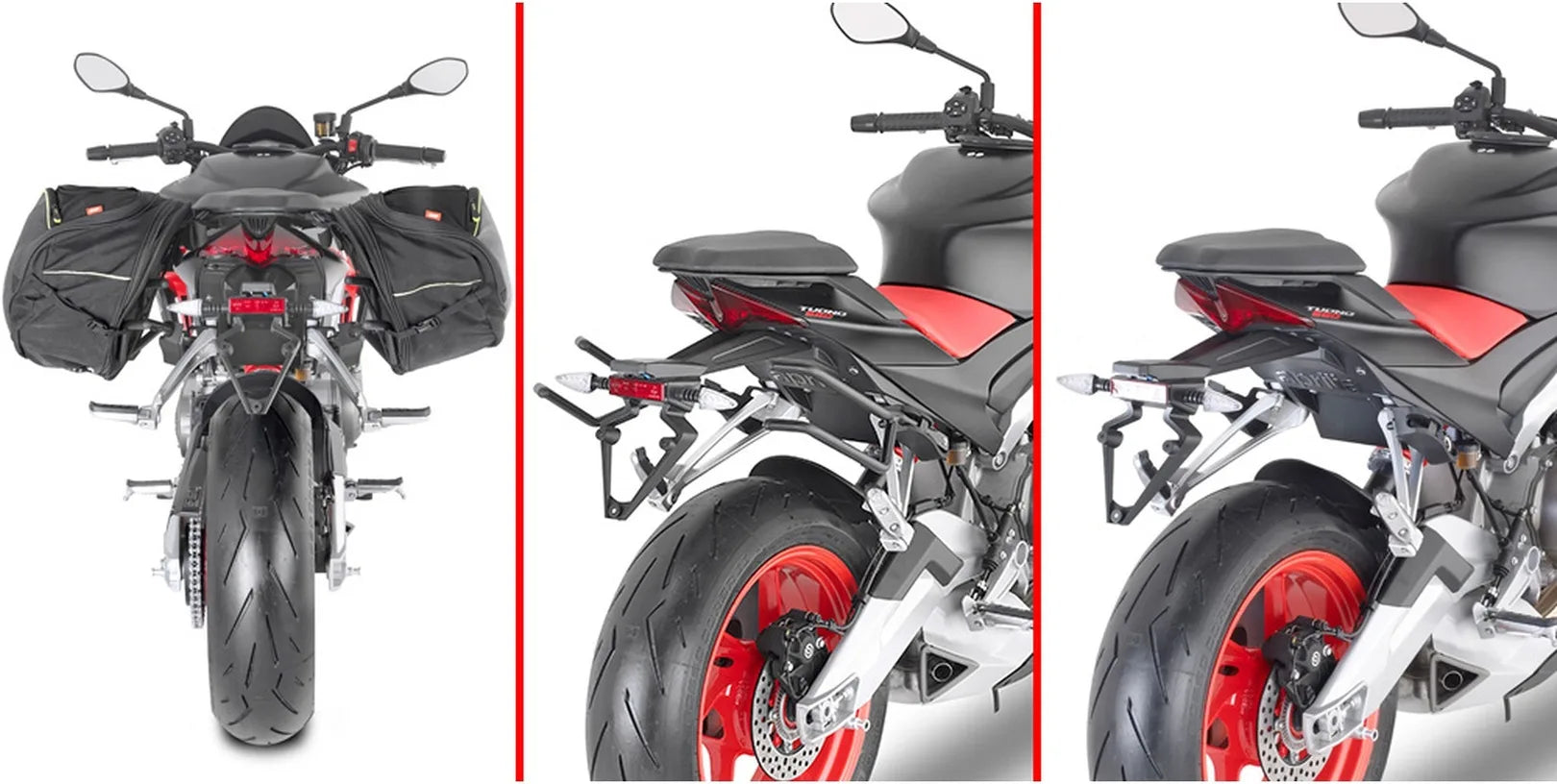 Alforjas Laterales Negro 60 Lt Nylon - Givi Compatible Con Aprilia Rs 660 (2021-2024)