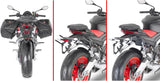 Alforjas Laterales Corium Negro 26 Lt Corium Nylon - Givi Compatible Con Aprilia Tuono 660 (2021-2024)