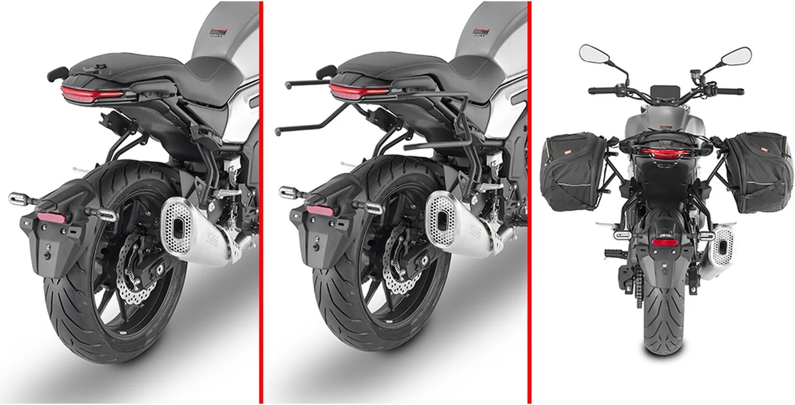 Alforjas Laterales Negro 60 Lt Nylon - Givi Compatible Con Voge Trofeo 500 Ac (2022-2024)