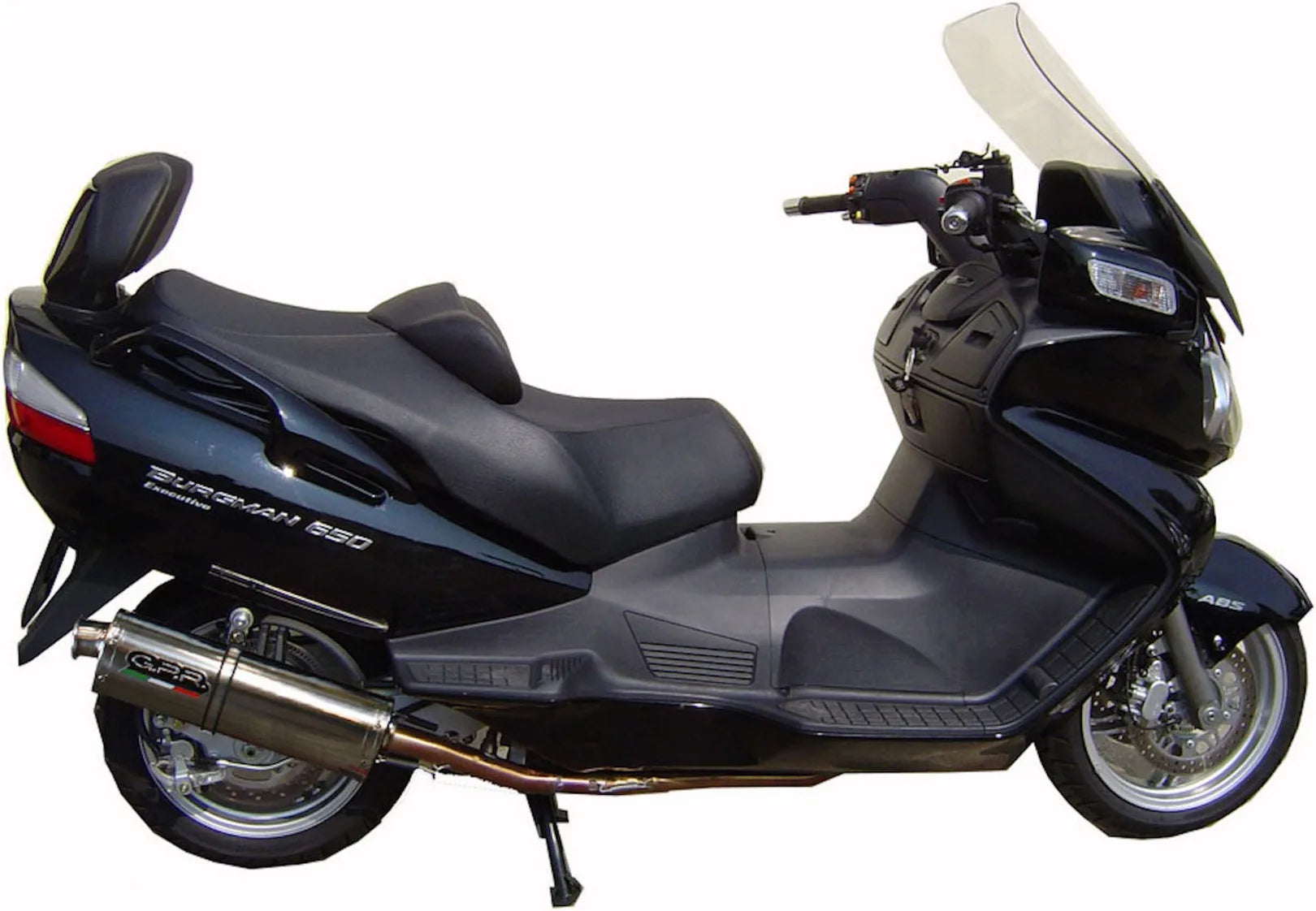 Sistema De Escape Completo Con Catalizador Y Homologación Acústica Trioval Acero - Gpr Compatible Con Suzuki An 650 Burgman (2002-2012)