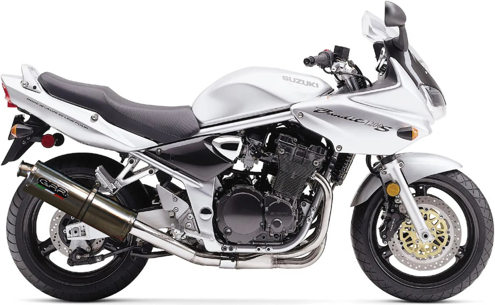 Tubo De Escape Con Catalizador Y Homologación Acústica Trioval Acero - Gpr Compatible Con Suzuki Gsf 1200 Bandit - S (2005-2006)