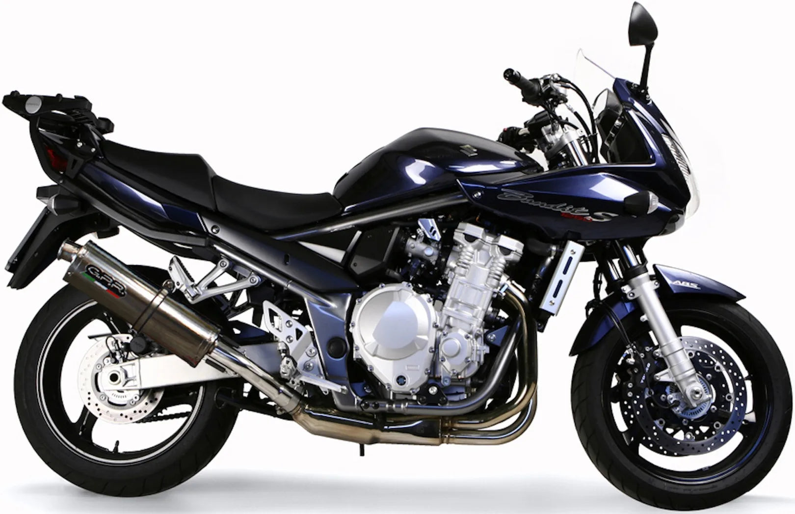 Tubo De Escape Con Homologación Acústica Trioval Acero - Gpr Compatible Con Suzuki Gsf 1250 Bandit - S (2007-2012)