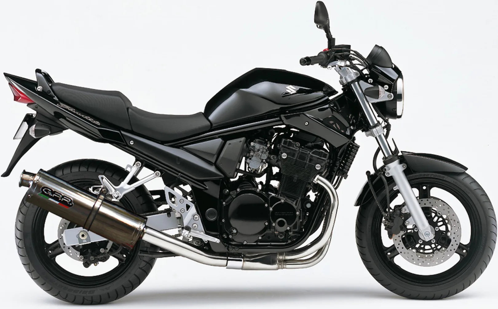Tubo De Escape Con Catalizador Y Homologación Acústica Trioval Acero - Gpr Compatible Con Suzuki Gsf 650 Bandit - S (2005-2006)
