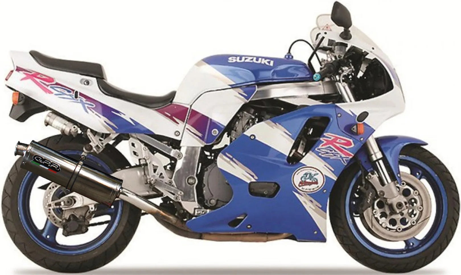 Tubo De Escape Con Homologación Acústica Trioval Acero - Gpr Compatible Con Suzuki Gsx-R 750 (1992-1995)