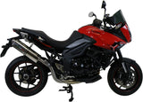 Tubo De Escape Con Homologación Acústica Trioval Acero - Gpr Compatible Con Triumph Tiger 1050 Sport (2013-2015)