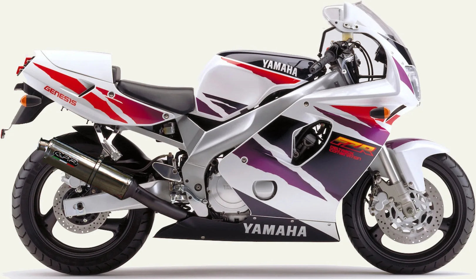 Tubo De Escape Con Homologación Acústica Trioval Acero - Gpr Compatible Con Yamaha Fzr 600 (1990-1993)
