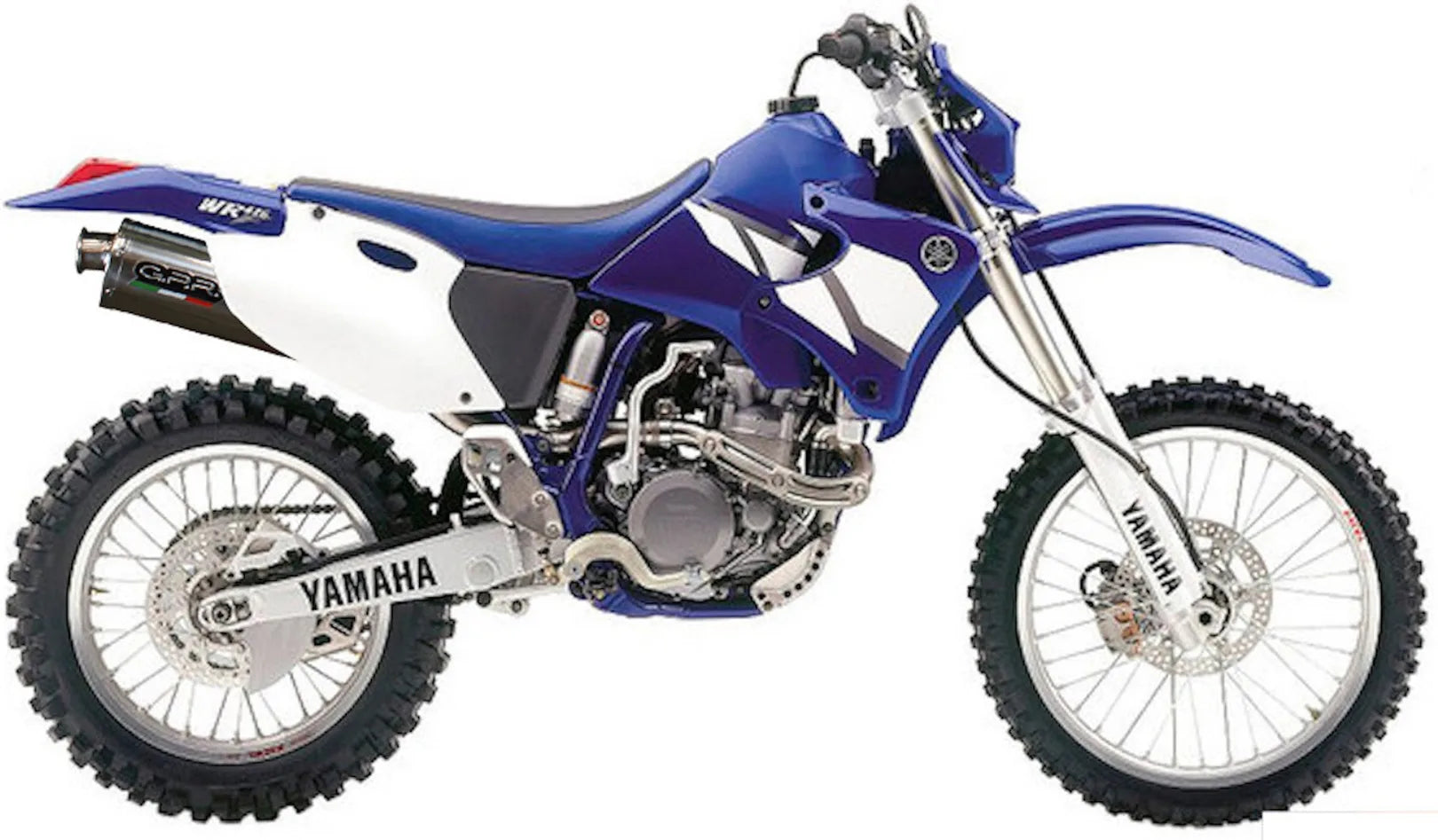 Tubo De Escape Con Homologación Acústica Trioval Acero - Gpr Compatible Con Yamaha Wr 400 F (1998-2000)
