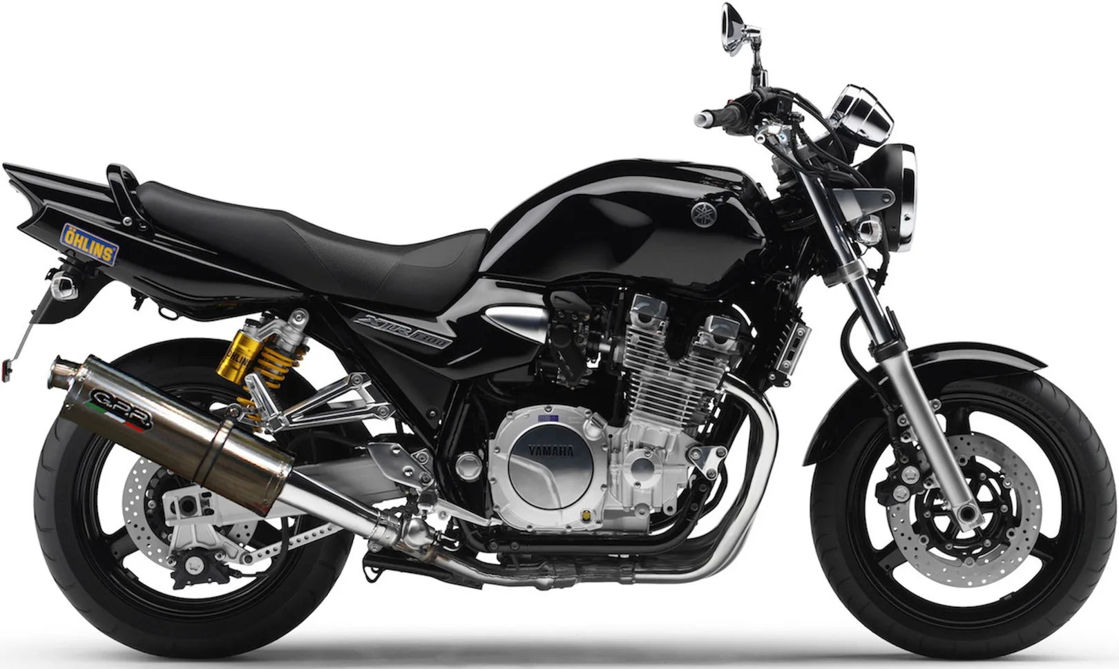 Tubo De Escape Con Homologación Acústica Trioval Acero - Gpr Compatible Con Yamaha Xjr 1300 (2007-2017)
