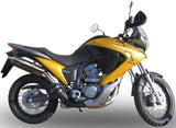 Tubo De Escape Con Homologación Acústica Trioval Acero - Gpr Compatible Con Honda Transalp Xl 700 V (2007-2014)