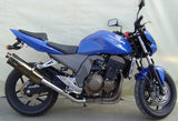 Tubo De Escape Con Homologación Acústica Trioval Acero - Gpr Compatible Con Kawasaki Z 750 - S (2004-2006)