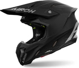 Casco Off-Road Para Moto Airoh Twist 3 - Tw311 Thermoplastic Hrt Negro Mate Color Talla L