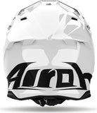Casco Off-Road Para Moto Airoh Twist 3 - Tw314 Thermoplastic Hrt Blanco Gloss Color Talla Xxl