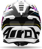 Casco Off-Road Para Moto Airoh Twist 3 - Tw3R38 Thermoplastic Hrt Gloss Rainbow Talla M