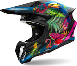 Casco Off-Road Para Moto Airoh Twist 3 - Tw3Tam35 Thermoplastic Hrt Gloss Amazonia Talla Xs