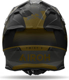 Casco Off-Road Para Moto Airoh Twist 3 - Tw3Tit35 Thermoplastic Hrt Titanio Mate Talla Xxl
