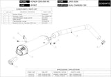 Exhaust Tip With Noise Certification Oval Stainless Steel - Mivv Compatible With Honda Cbr 600 Rr (2005-2006)