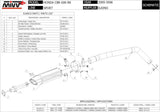 Exhaust Tip With Noise Certification Suono Stainless Steel Carbon - Mivv Compatible With Honda Cbr 600 Rr (2005-2006)