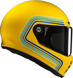 Casco Integral Para Moto Hjc V10 Advanced Fiberglass Composite Mc3 Foni Talla 08 M
