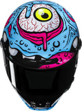 Casco Integral Para Moto Hjc V10 Advanced Fiberglass Composite Mc28 Squeeze Talla 07 S