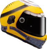 Casco Integral Para Moto Hjc V10 Advanced Fiberglass Composite Mc3 Stuart Minions Talla 07 S
