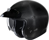 Casco Urban Para Moto Hjc V31 Carbon Carbon Fiber Negro Talla 09 L