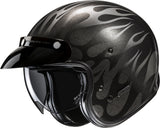 Urban Motorcycle Helmet Hjc V31 Advanced Fiberglass Composite Mc5 Firo Size 06 Xs
