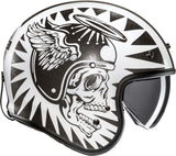 Urban Motorcycle Helmet Hjc V31 Advanced Fiberglass Composite Mc5 Flame Size 06 Xs