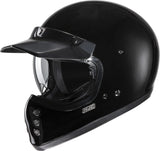 Casco Integral Para Moto Hjc V60 Advanced Fiberglass Composite Negro Talla 07 S