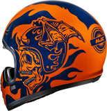 Casco Integral Para Moto Hjc V60 Advanced Fiberglass Composite Mc27 Flame Talla 10 Xl