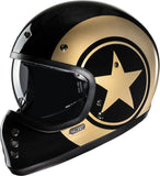 Casco Integral Para Moto Hjc V60 Advanced Fiberglass Composite Mc9 Nyx Talla 10 Xl