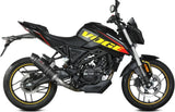 Sistema De Escape Completo Sin Catalizador Y Con Homologación Acústica Gp Carbono Carbono - Mivv Compatible Con Voge Brivido 125R (2023-2024)