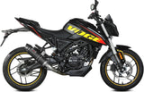 Complete Catalytic Exhaust System With Sound Certification Gp Carbon Carbon - Mivv Compatible With Voge Brivido 125R (2023-2024)