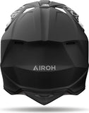 Casco Off-Road Para Moto Airoh Wraaap - Wra11 Thermoplastic Hrt Negro Mate Color Talla S