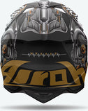 Off-Road Motorcycle Helmet Airoh Wraaap - Wrac35 Thermoplastic Hrt Matte Cyborg Size Xs