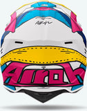 Casco Off-Road Para Moto Airoh Wraaap - Wrap54 Thermoplastic Hrt Mate Paint Talla Xxs