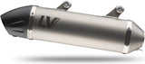 Tubo De Escape Sin Homologación Acústica Lv-X Evo Acero Fondo Carbono - Leovince Compatible Con Suzuki Dr 650 Se (1996-2015)