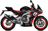 Complete Exhaust System Without Catalytic Converter And Without Sound Certification Delta Race Carbon Carbon - Mivv Compatible With Aprilia Tuono 660 (2021-2024)