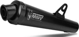 Non-Catalytic Exhaust Tip With Sound Certification X-Cone Steel Black - Mivv Compatible With Honda Hornet 600 (2003-2006)