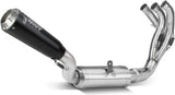 Sistema De Escape Completo Con Catalizador Y Homologación Acústica X-M1 Acero Negro - Mivv Compatible Con Yamaha Fz-09 (2021-2023)
