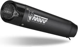 Exhaust Tip With Noise Certification X-M5 Steel Black Carbon - Mivv Compatible With Ducati Monster + (2021-2024)