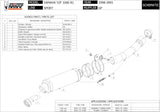 Exhaust Tip With Noise Certification Gp Carbon - Mivv Compatible With Yamaha Yzf 1000 R1 (1998-2001)