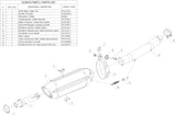 Tubo De Escape Con Homologación Acústica Suono Acero Carbono - Mivv Compatible Con Yamaha Yzf 600 R6 (1999-2002)